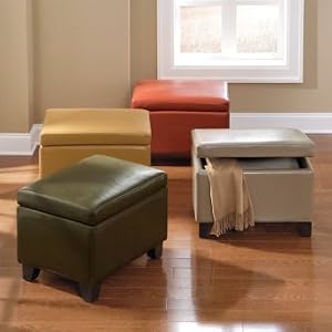 Cordoba Storage Ottoman - Dark Brown - Grandin Road