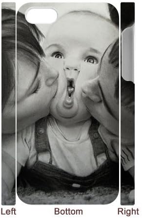 Generic Unique Otterbox-- Design Mother Kisses Baby Pattern Custom 100% Plastic Case Cover for iPhone4 iPhone4S