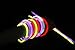 Glow bracelets,Sticks party,Usage:Parties, Night club, Camp,Halloween,Festival,Mixed Colors,(Tube of 100)