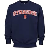 Syracuse Orange Navy Blue Arch Logo Classic Fleece Sweatshirt