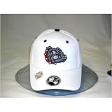 Gonzaga Bulldogs One-Fit NCAA Cotton Twill Flex Cap (White)