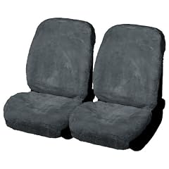 1 Paar Lammfell Autositzbez�ge anthrazit aus Merino Lammfell, 100 Prozent Echtes Lammfell