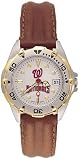 Washington Nationals MLB Women's All Star Watch with Leather Band