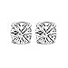 1 Pair Clear Crystal Magnet Earrings Mens Womens Earrings Ear Studs