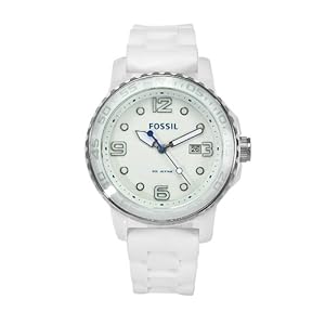 reloj fossil blanco dama