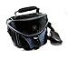 Tuff-Luv Allwetter Schultertasche tasche hülle mit Regenschutz für Digitale Spiegelreflex (SLR) Kameras (Schwarz / Azurblau) - Size 1