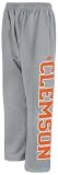 Clemson Tigers adidas Grey Fleece Sweatpants