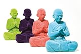 Kare 30107 Deko Buddha Velvet 39 x 51 x 31 cm Polyresin Samt
