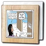 Review 3dRose LLC  / Arius - You Just Had to Ask - 6 Inch Tile Napkin Holder