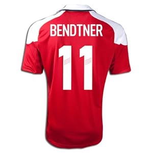 Adidas BENDTNER 11 DENMARK HOME JERSEY EURO 2012 Adidas BENDTNER 11 DENMARK HOME JERSEY EURO 2012