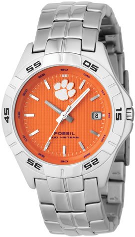 Fossil Men's NCAA Watch Clemson Mens Applied II
