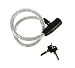 Soft-Sided Steel Flex Cable Lock with Keyed Lock - PVC Jacket