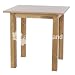 3ft Square Tall Solid Oak Table