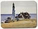 Fine Art Glass Cutting Board--Light House by Hopper