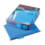 Office Products : Pendaflex Blue 1/5-Tab Hanging Folder Reinforced with Infopocket 25 Pack (415215BLU)