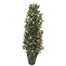 3' Indoor Outdoor Pre-Lit Holly Berry Christmas To