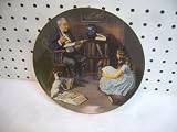 Norman Rockwell "The Storyteller" Collector Plate