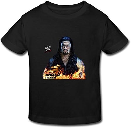 KINSINBABY Kid's Toddler WWE Roman Reigns T-shirts Age 2-6 Black 4 Toddler