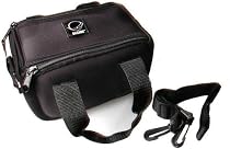 Premium Gilsson Neoprene Travel Case Bag with Strap for TOMTOM One, One XL, One XL-S, One 2nd Edition, One 3rd Edition, Go 510 710 720 910 920 920T, Magellan Roadmate 1200 Maestro 3100 3150 3200 4040 Garmin Nuvi 200 250 250W to hold/store GPS, bracket, antenna, adapters and cables