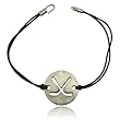 Hockey Sun Impression Bracelet - Black Cord