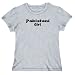 T-Shirt Womens Heather Gray " Pakistani GIRL EMBROIDERY " ulo no encontrado Large