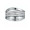 Pierre Cardin - Bague Argent 925/1000 - Pierres Blanches T56 - 42527809160