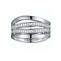 Pierre Cardin - Bague Argent 925/1000 - Pierres Blanches T56 - 42527809160