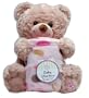 Baby Starters 2 Piece Plush Bear & Blanket Gift Set- Pink