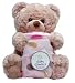Baby Starters Baby Girls Microfleece Blanket with Plush Bear Gift Set