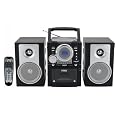 NAXA NX-425 Portable VCD/MP3/CD Player with AM/FM Stereo Radio Cassette Player/recorder, Twin Detachable Speakers & Remote Control