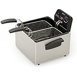 Presto 05466 Stainless Steel  Dual Basket Pro Fry Immersion Element Deep Fryer