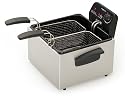 Presto 5466 0ProFry Stainless-Steel Dual-Basket Immersion-Element 12-Cup Deep Fryer