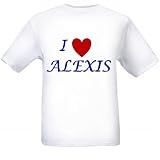 I LOVE ALEXIS - Name-series - White T-shirt