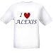 I LOVE ALEXIS - Name-series - White T-shirt