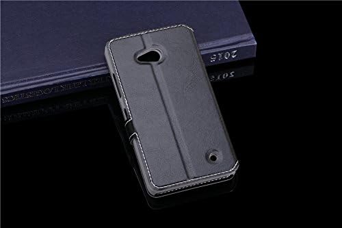 Microsoft Lumia 640 Case - Unismart ® Stand Pu Leather Wallet Case Cover with Card Slot for 5.0 Inches Microsoft Lumia 640 (Black)