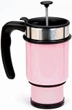 Planetary Design Double Shot Travel French Press Mug Pink