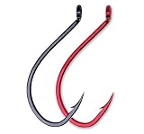 VMC 7199 Ultimate Live Bait Octopus Hooks Color: Tin Red (TR); Size: 1/0