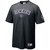 Nike Colorado Rockies Black 2008 Practice T-shirt