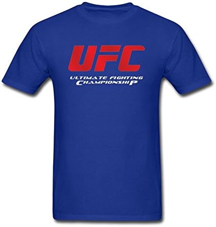 Cindy Queen Men's UFC Logo Vector Resource Adult T-Shirt Size XXXL Royal Blue
