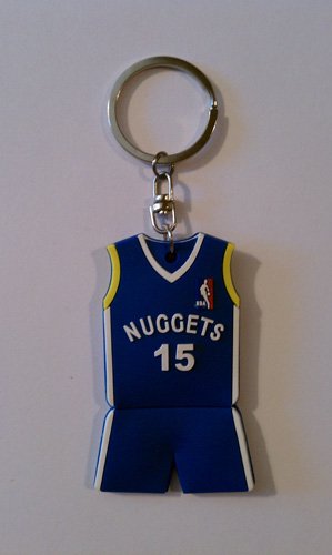 Denver Nuggets Carmelo Anthony #15 Home Jersey Keychain