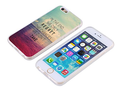 Iphone 6S Case, Apple Iphone 6 Case christian quotes in the end we only regret the chances we didn't take