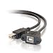 Cables to Go 28074 USB 2.0 B Female to B Male Panel Mount Cable (3 Feet, Black)