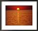 The Sun Sinks into Pamlico Sound Framed Art Poster Print by Stephen St. John, 22x18