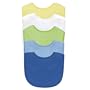 green sprouts Basic Waterproof Absorbent Terry Bib 5 Pack, Boys