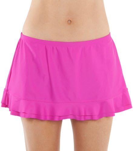 Aqua Couture Womens Ruffle Swim Skirt