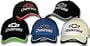 Chevy Chevrolet Fine Embroidered Contrasting Hat Cap, Black/Red