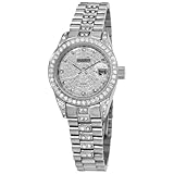 Akribos XXIV Women's AK487SS Diamond Quartz Bracelet Watch