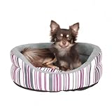 Trixie 37411 Tamayo Bett, 50 &times; 35 cm, pink/grau/wei&szlig;