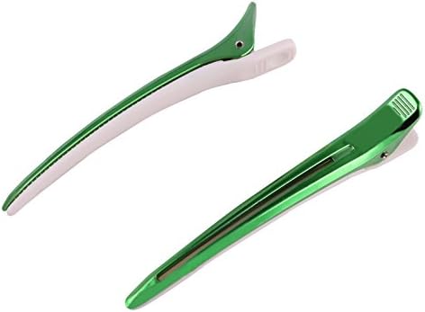 12pcs Colorful Hairdressing Plastic Sectioning Clips Clamps Hair Salon Styling Grip