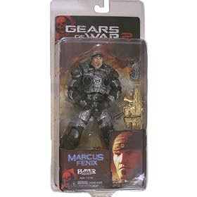 Gears of War 2 video game Series 3 MARCUS FENIX GOLD LANCER CHASE Variant 7